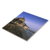 Beroemde Le Mont St. Michel-eilandvesting in Tegeltje (Zijkant)