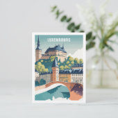 Beroemde Luxemburgse reisplaats Briefkaart (Staand voorkant)