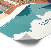 Beroemde Luxemburgse reisplaats Poster (Hoek)