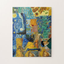 Beroemde Meesterwerk Collage van Van Gogh