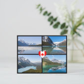 Beroemde meren en landschappen in West-Canada Briefkaart (Staand voorkant)