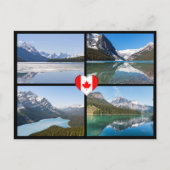 Beroemde meren en landschappen in West-Canada Briefkaart (Voorkant)