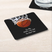 Beroemde Motivatie Quote Basketbal Kartonnen Onderzetters (Schuin)