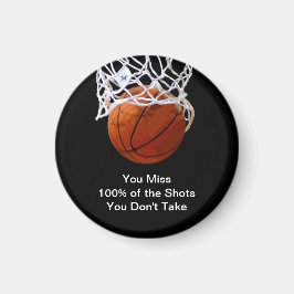 Beroemde Motivatie Quote Basketbal Magneet