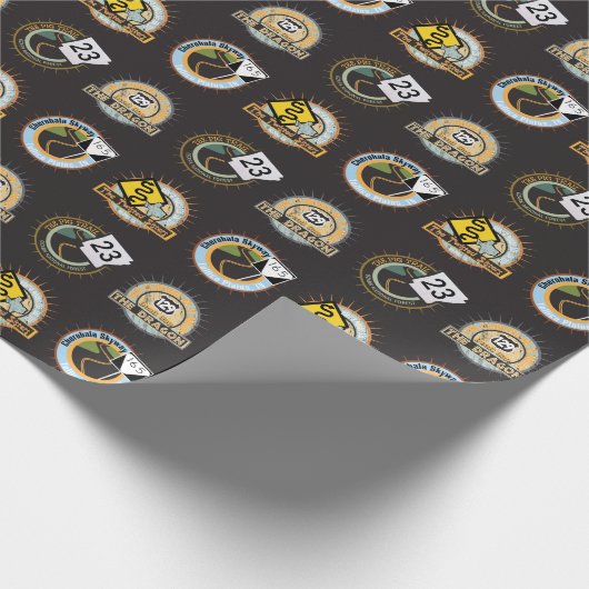 Beroemde Motorcycle Roads Cadeaupapier (Hoek)