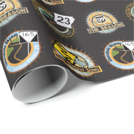 Beroemde Motorcycle Roads Cadeaupapier