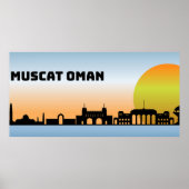 Beroemde Muscat Oman Poster (Voorkant)
