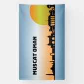 Beroemde Muscat Oman Spandoek (Verticaal)