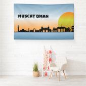 Beroemde Muscat Oman Spandoek (Insitu)