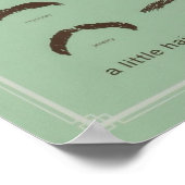 beroemde Mustaches Poster (Hoek)