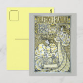 beroemde Nederlandse Art Nouveau en Briefkaart (Voorkant / Achterkant)