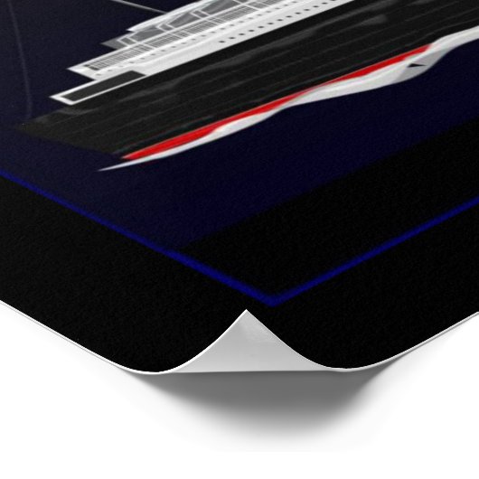 Beroemde Ocean Liners Poster (Hoek)