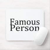 beroemde persoon muismat (Met muis)