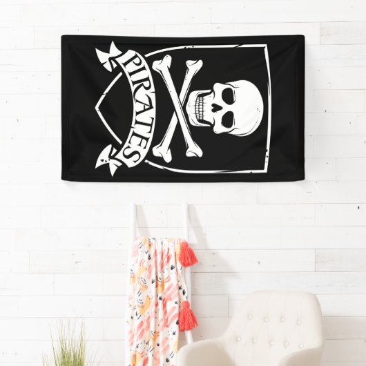 Beroemde Piratenschedelbotten Spandoek (Insitu)