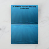 Beroemde pop gekleed als een zeemeermin kaart (Binnen)