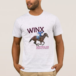 Beroemde Racehorse Winx 1975 Paardenrennen T-shirt