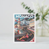 Beroemde reisplaats Monaco Briefkaart (Staand voorkant)