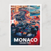 Beroemde reisplaats Monaco Briefkaart (Voorkant)