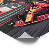 Beroemde reisplaats Monaco Poster (Hoek)