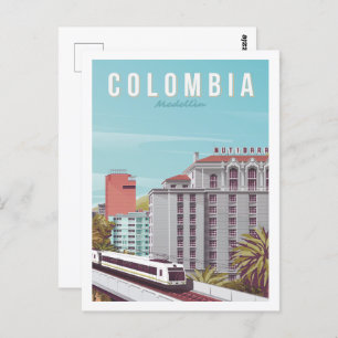 Beroemde reisplaats van Colombia Briefkaart
