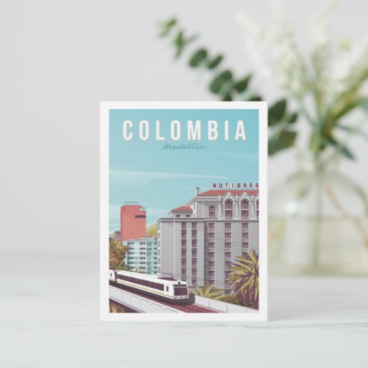 Beroemde reisplaats van Colombia Briefkaart (Staand voorkant)
