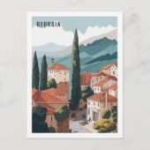 Beroemde reisplaats van Georgia Briefkaart (Voorkant)