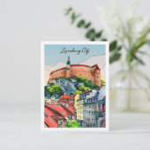 Beroemde reisplaats van Luxemburg Briefkaart (Staand voorkant)