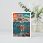 Beroemde reisplaats van Slovenië Briefkaart (Staand voorkant)