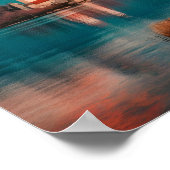 Beroemde reisplaats van Slovenië Poster (Hoek)