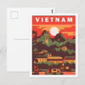 Beroemde reisplaats van Vietnam Briefkaart (Voorkant / Achterkant)