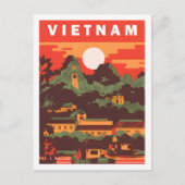 Beroemde reisplaats van Vietnam Briefkaart (Voorkant)