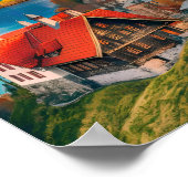 Beroemde reisplaats Zwitserland Poster (Hoek)