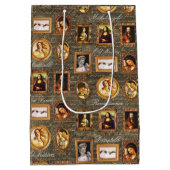 Beroemde Renaissance ingelijste kunst Medium Cadeauzakje (Achterkant)