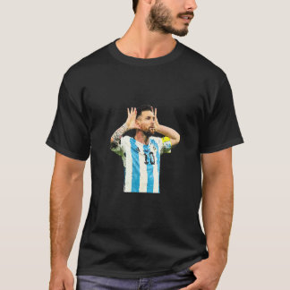 beroemde Riquelme Celebration Hand op Ears Argenti T-shirt