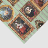 Beroemde Rococo Art Framed Antiek Decoupage Tissuepapier (Detail)