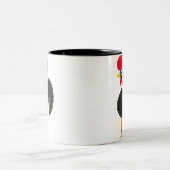 beroemde rooster van Barcelona 01 Tweekleurige Koffiemok (Center)