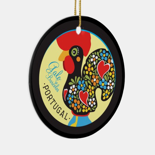 beroemde rooster van Barcelona #06 - Galo Barcelos Keramisch Ornament (Rechts)