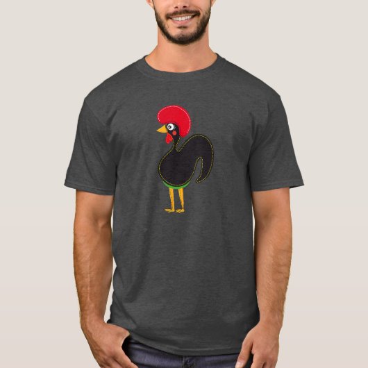 beroemde rooster van Barcelona Nr. 01 T-shirt (Voorkant)
