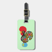 beroemde rooster van Barcelona Nr 06 Bagagelabel (Voorkant verticaal)