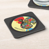 beroemde rooster van Barcelona Nr 06 Bier Onderzetter (Linkerzijde)