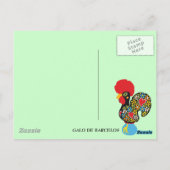beroemde rooster van Barcelona Nr 06 Briefkaart (Achterkant)