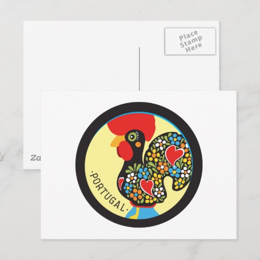 beroemde rooster van Barcelona Nr 06 Briefkaart (Voorkant / Achterkant)