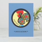 beroemde rooster van Barcelona Nr 06 Kaart (Staand voorkant)