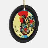 beroemde rooster van Barcelona Nr 06 Keramisch Ornament (Rechts)