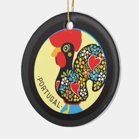 beroemde rooster van Barcelona Nr 06 Keramisch Ornament (Links)