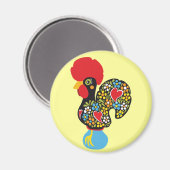 beroemde rooster van Barcelona Nr 06 Magneet (Voorkant / Achterkant)