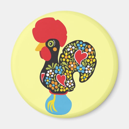 beroemde rooster van Barcelona Nr 06 Magneet (Voorkant)