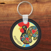 beroemde rooster van Barcelona Nr 06 Sleutelhanger (Voorkant)