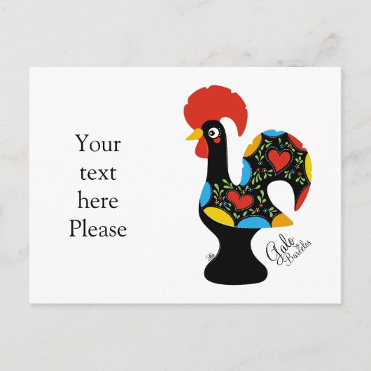 beroemde rooster van Barcelona Nr 09 Briefkaart (Voorkant)