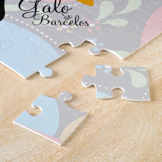 beroemde rooster van Barcelona Nr 09 Legpuzzel (Zijkant)